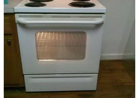 Cook Top and Oven GE brand Electric 4 burner